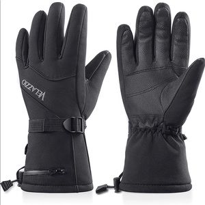 Ski Gloves - VELAZZIO Waterproof, 3M Thinsulate Insulated Gloves, Men & Women